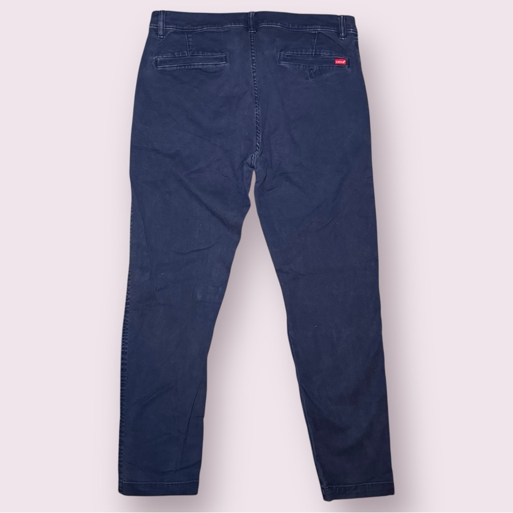 Men's Levi’s Navy Blue Chino Pants, XX Chino Standard Taper, Size 33x30 - Picture 2 of 5